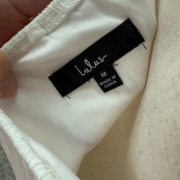 Lulus Blowing Kisses White Pleated One-Shoulder Mini Dress - Picture 11 of 13